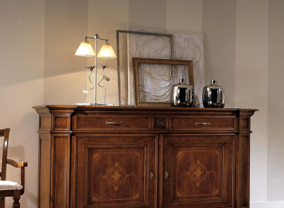 Luxus Kommode Hoch Schrank Kommoden Sidebaord Schränke Holz Braun Italien Möbel