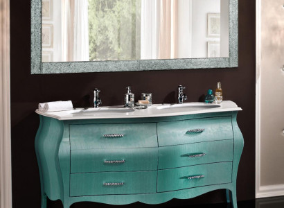 Set Unterspülschrank Spiegel Design Luxus Tisch Spiegel Shrank Möbel Neu