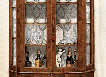 Anrichte Regal Schrank Glas Schränke Vitrinen Italienische Möbel Glasschrank Neu