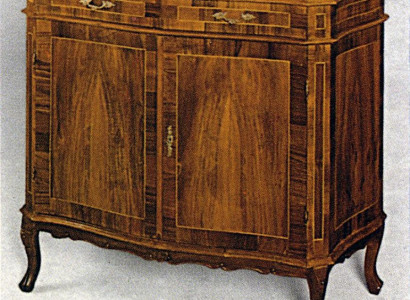 TV Bücherregal Bücherregal für Wohnzimmer Design Regal Braun in Holz Regale