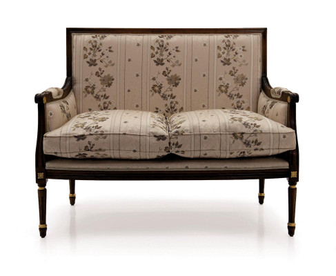 Sofa Zweisitzer Couch Klassische Neu Polster Textil Couchen Textilsofa