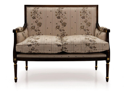 Sofa Zweisitzer Couch Klassische Neu Polster Textil Couchen Textilsofa