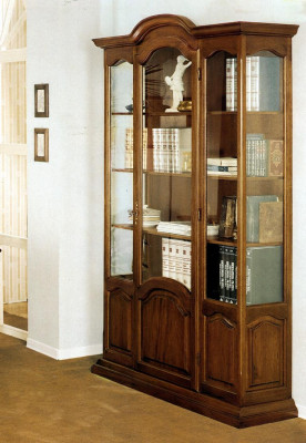 Bücherschrank Schrank Regal Echtholz Möbel Vitrine Büro Möbel Büro Einrichtung