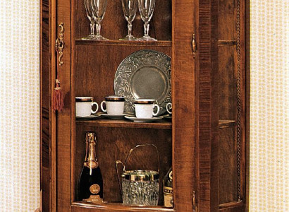 Anrichte Massivholz Sideboard Wohnzimmer Anrichte Vaccari cav giovanni Glastüren