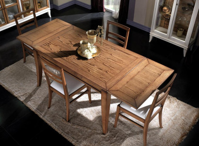 Naturholz Esstisch Tisch Design Modernes Esszimmer Schiebetisch Neu