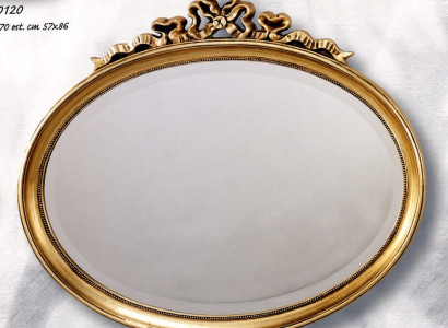 Spiegel Klassischer Holz Ovaler Wandspiegel Spiegel Design Gold Wohnzimmer Neu