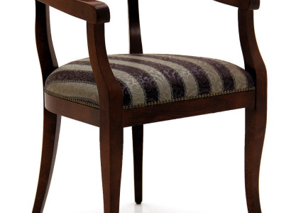 Stuhl mit Armlehne Esszimmerstuhl Holz Neu Esszimmer Stühle Design Sessel Déco