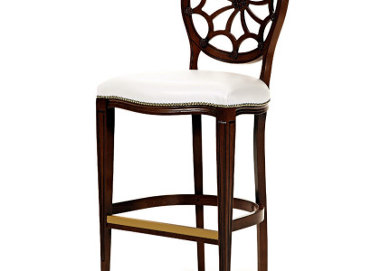 Polster Stühle Lounge Club Luxus Holz Sessel Design Stuhl Bar Hocker Barhocker