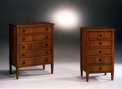 Massives Italienisches Möbelensemble - Hochschrank, Kommode, Sideboard für stilvolle Einrichtung