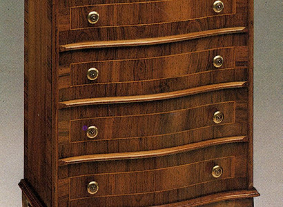 Moderne Kommode in Braun - 5 Schubladen Schlafzimmer Schrank vielseitig Neu