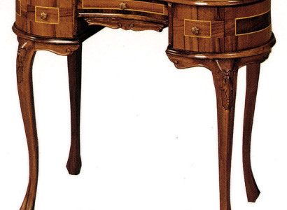 Sekrerät Arbeitstisch Tisch Büro Schreibtische Echtholz Möbel Italien Antik Stil