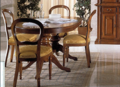 Tisch Holztisch Barock Rokoko Esszimmer Königlicher Esstisch Klassischer Tisch