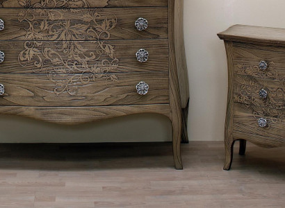 Nachttisch Nachtschrank Beistellschrank Kommode Nachtschränkchen Schrank Barock