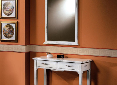 Tische Konsolen Tisch Side Schlaf Zimmer Holz Spiegel + Konsolentisch Kommoden