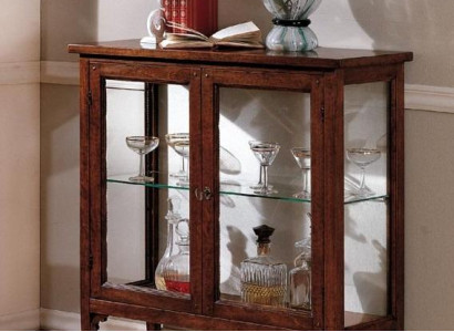 Vitrine Schrank Vitrinen Wohnzimmer Schränke Anrichte Italienische Möbel Holz