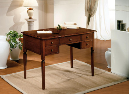 Antiker Schreibtisch Englischer Tische Massivholz Tisch Sekretär Büro Office Neu