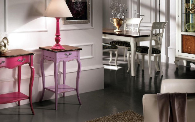 Klassischer Nacht Tisch Konsole Beistell Schlaf Zimmer Holz Tische Konsolen Neu