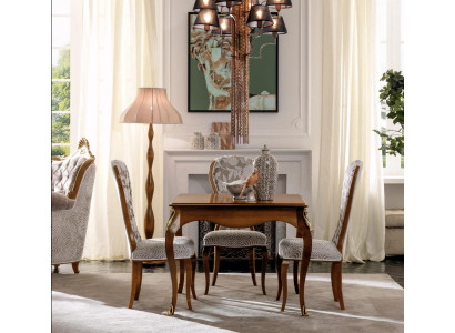 Polsterstuhl Braun Stühle Esszimmerstuhl Bürostuhl Lehnstuhl Sessel Stuhl Design