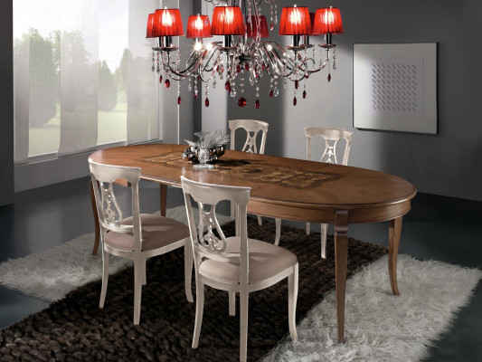 Stuhl mit geschnitzten Mustern Stühle Naturholz Esszimmer Sessel Lehnstuhl Möbel