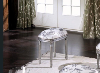 Polster Bank Fußhocker Ottomane Sitzhocker Sitzpouf Wohnzimmer Designer Hocker