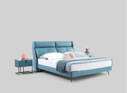 Betten Doppel Hotel Schlaf Zimmer Holz Neu 180x200cm Bett Polster Design