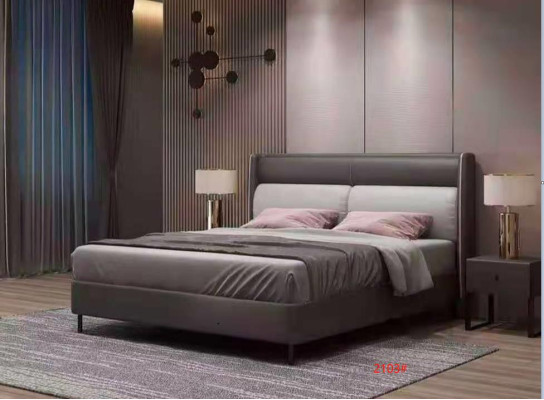 Design Bett Betten 180 x 200cm Dubai Doppel Hotel Holz Schlafzimmer