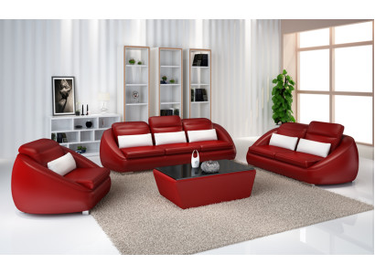 Sofagarnitur 3+2+1 Sitzer Modern Set Design Sofa Polster Couchen Couch