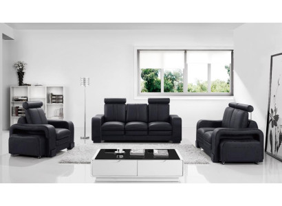 Sofagarnitur 3+1+1 Sitzer Set Design Sofa Polster Couchen Couch Moderne