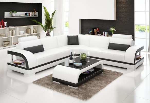 Moderne Sofa Eckgarnitur L Form Polster Ecke Designer Couch Sitz Möbel