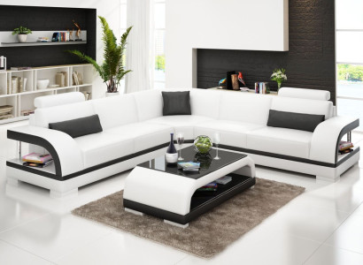 Moderne Sofa Eckgarnitur L Form Polster Ecke Designer Couch Sitz Möbel