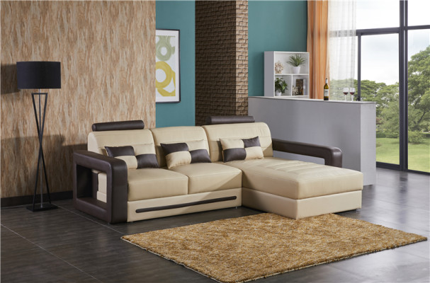 Ecksofa L Form Sofa Couch Polster Garnitur Wohnlandschaft Ledersofa