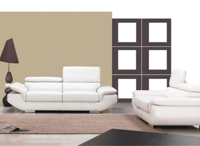 Luxus Möbel Sofagarnitur Couch Sofa Polster 3+2 Ledersofa Couch Set Garnitur