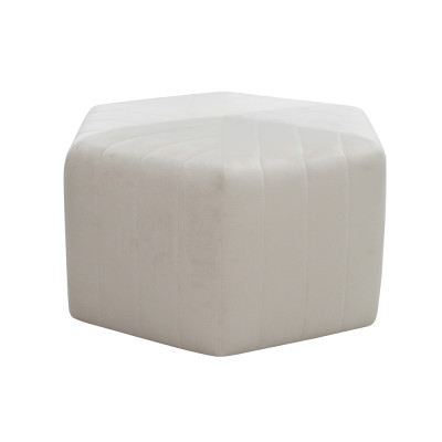Stoff Fußhocker Ottomane Samt Sitzhocker Hocker Pouf Puff Sitzpouf Textil