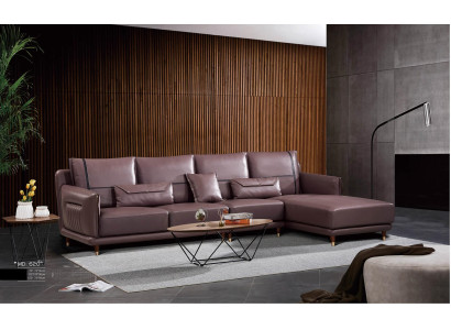 Italienische Design Eck Sofa Sitz Polster Eck Garnitur Couchen Ecke Leder