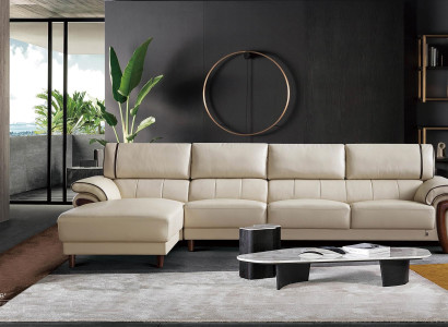 Sofa Eck Couch Designer Sitz Polster Ecke Leder Couchen Wohn Landschaft