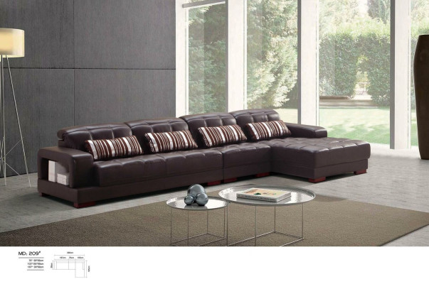 Polster Leder Couch Eck Sofa Wohn Zimmer Landschaft Sofas Neu Eck