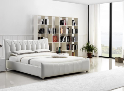 Modernes Design Bett XXL Betten Hotel Luxus Stil Doppel Leder 140 160