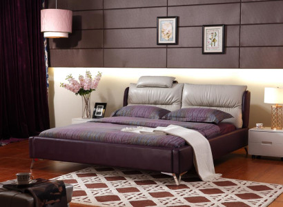 Modernes Luxus Design Bett XXL Betten Stil Dekor Hotel Doppel Leder 140 160