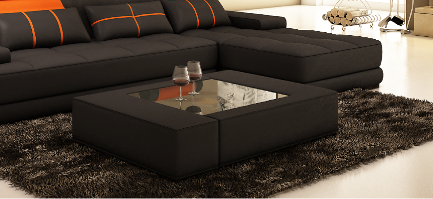 Luxus Glastisch: Moderner Beistelltisch fürs Wohnzimmer – Kindersicher