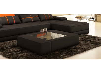 Luxus Glastisch: Moderner Beistelltisch fürs Wohnzimmer – Kindersicher