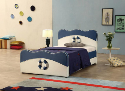 Kinderbett Bett Polster Betten Luxus Hotel Jugend 3D XXL Big 120 / 150x200cm Neu