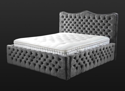 Chesterfield Bett Samt Betten Doppelbett 160x200 Design Hotel Einrichtung