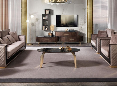 Polstergarnitur Möbel Couchen Leder Büro Neu Sofagarnitur 3+1+1 Sofas Couch Neu
