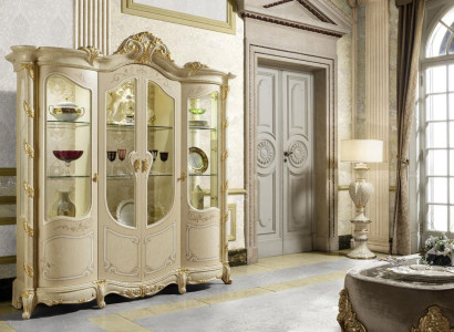 Schrank Vitrine Esszimmer Anrichte Holz Schränke Möbel Wohnzimmer Anrichte Glas