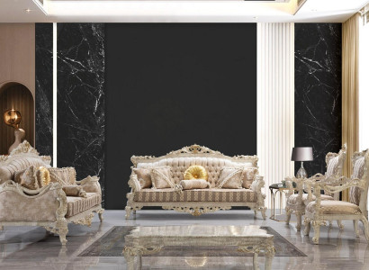 Sofagarnitur Sofa Couch Sofas Couchen Klassische Möbel 5tlg. Garnitur Möbel