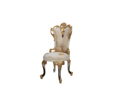 Luxus Design Polster Massiv Holz Stuhl Stühle Sitz Lehn Büro Office Esszimmer