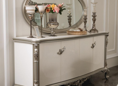 Luxus Kommode Spiegel Gruppe Holz Konsole Sideboard Schubladen Konsolen