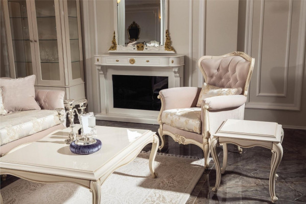 Sessel Ohrensessel Luxus 1 Sitzer Einsitzer Polster Sitz Sitz Klassisch