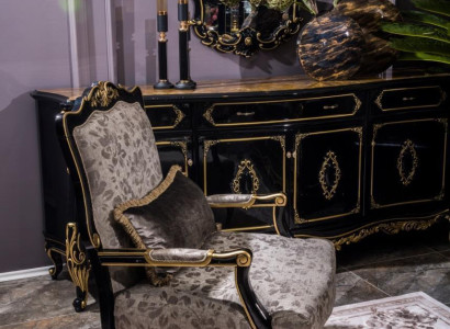 Sessel Polster Designer Textil 1 Sitzer Polster Einsitzer Möbel Barock