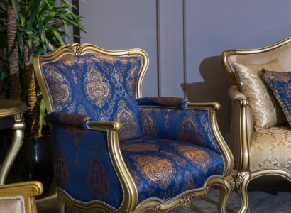 Sessel Einsitzer Couch Textil Sofa Polster Möbel Couchen Stoff Textil Samt